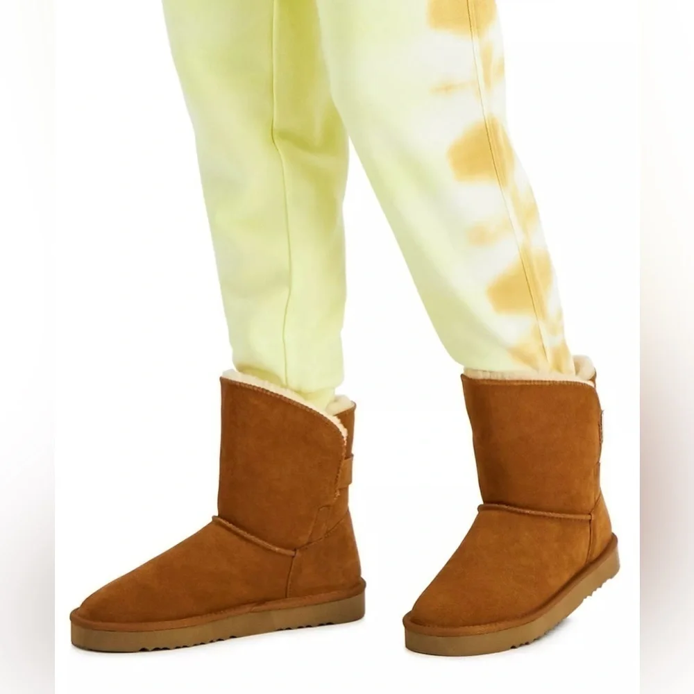NEW Style & Co. Women’s Teenyy Winter Booties in Chestnut Size 8